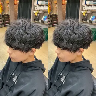 パーマ メンズ メンズ特化💎 韓国風💎クニミツのヘアスタイル