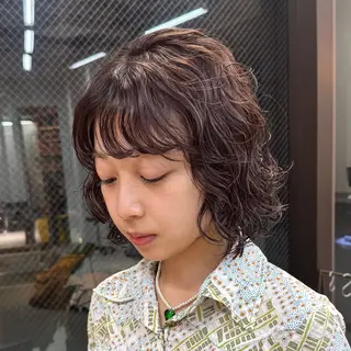 ショート パーマ ボブ/ショート/ パーマ/shinのヘアスタイル