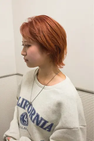 ミディアム カラー 千葉 慎也のヘアスタイル