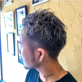 ショート カラー メンズ HOMMEHAIR4所属・砂川 太成のヘアスタイル