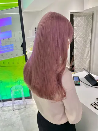 ロング 渋谷/透明感カラー /半個室/こうめいのヘアスタイル