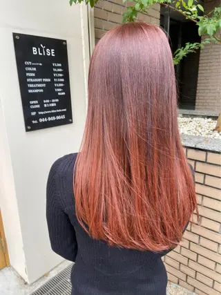 ロング カラー BLISE Akazawaのマツエク・マツパデザイン