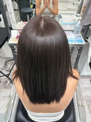 ミディアム カラー natura所属・mo neのヘアスタイル