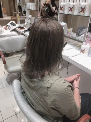 ミディアム カラー はだゆうき @hadadan08のヘアスタイル