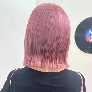 ショート カラー ヘアアレンジ 🧨ブリーチー×ボブ レイヤー💎じゅえるのヘアスタイル