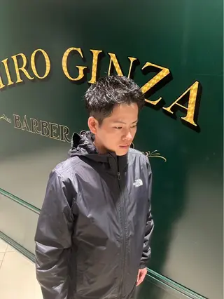 ショート 三輪 晃大のヘアスタイル