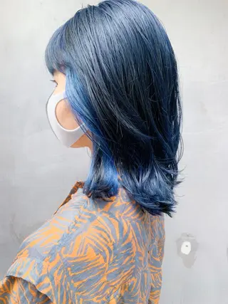 ミディアム カラー ブリーチカラーNo. 1🌈 RYOGAのヘアスタイル