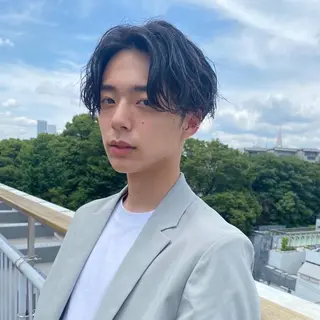 ショート パーマ メンズ 【メンズ特化】 笹目純のヘアスタイル