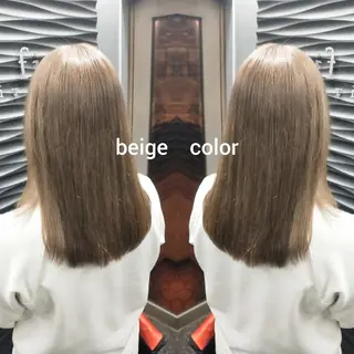 ミディアム カラー カラーブリーチ特化 石原勇希のヘアスタイル