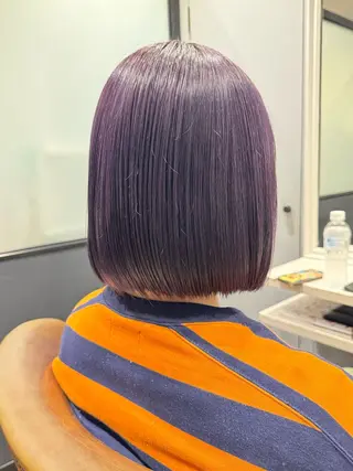 ミディアム カラー 大川 美優のヘアスタイル