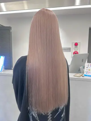 ロング カラー ハイトーン特化サロン 🍑momo🍑のヘアスタイル