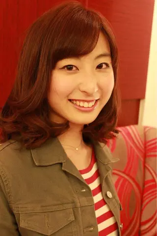 ミディアム セミロング カラー 河内 崇純のヘアスタイル