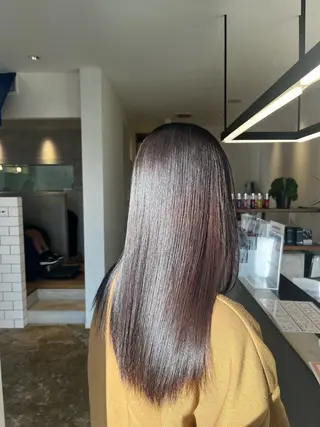 ロング パーマ 坂下 かのんのヘアスタイル