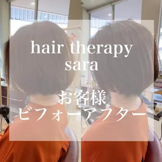 ミディアム カラー パーマ ヘアアレンジ メンズ キッズ マツエク・マツパ sara 荒井店のヘアスタイル