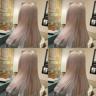 ロング カラー ヘアアレンジ 💎韓国レイヤー× 髪質改善 ゆうま💎のヘアスタイル