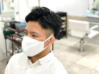 ショート ハイライト&曲がる 縮毛矯正特化 玉置のヘアスタイル