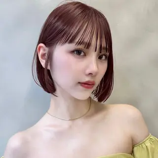 ショート カラー ミスズ トレンド✨ カット🩵🩶のヘアスタイル