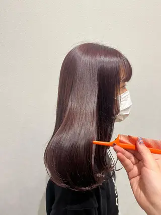 ミディアム 🫧艶髪、暖色カラー 🫧Harukaのヘアスタイル