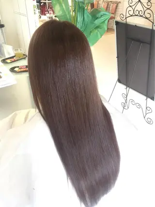 セミロング 🦋ミルクティーベー ジュ🦋mayukiのヘアスタイル