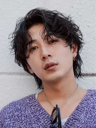 パーマ メンズ 薬剤で叶える似合わせ パーマ|銀座|おうたのヘアスタイル