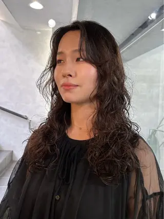 ロング パーマ 海外風レイヤー💋 sanaのヘアスタイル