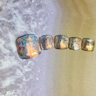 ショート カラー ネイル ネイルサロン リリーブランシュ所属・森 瑞紀のネイルデザイン