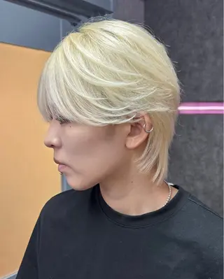 ミディアム メンズ メンズ専門 スタイリスト前田雄輝のヘアスタイル