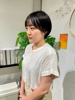 ショート yearn所属・naho✂︎bob/ layerのヘアスタイル