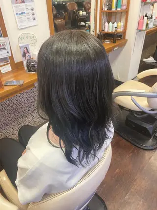 ミディアム 髪質改善・艶カラー HIROTOのヘアスタイル