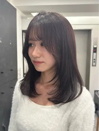 ミディアム カラー 銀座/ヘアセット シマムラ ミホのヘアスタイル