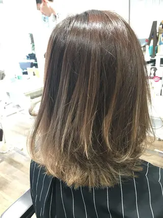 ミディアム カラー オーナースタイリスト 宗正淳志のヘアスタイル