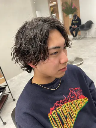 パーマ メンズパーマ/新潟/ 万代/高橋悠叶のヘアスタイル