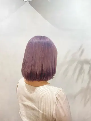 ミディアム カラー 金子 真悠のヘアスタイル