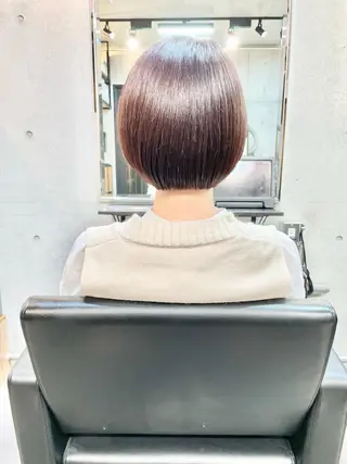 ショート カラー ショートボブ縮毛矯正 髪質改善のプロ山道潤のヘアスタイル