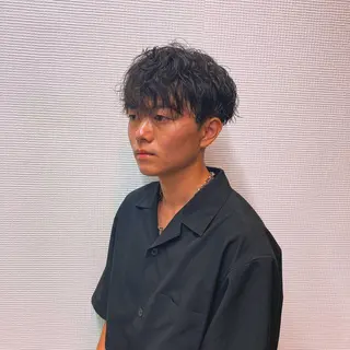 ショート パーマ メンズ kaming所属・長谷川 翼のヘアスタイル