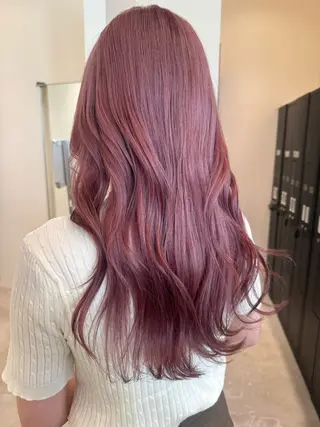 セミロング 銀座|透明感カラー |めぐ🫧のヘアスタイル