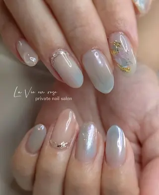 ネイル ラヴィアン ローズのネイルデザイン