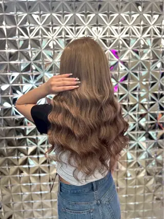 ロング カラー Love Stasy所属・ラブスタシー エクステ/カラーのヘアスタイル