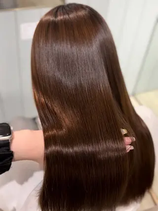 ミディアム 美髪縮毛矯正／ 髪質改善／海月のヘアスタイル