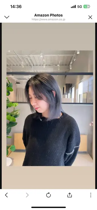 ミディアム カラー ✨艶髪職人艶カラー✨ 中本輝人のヘアスタイル