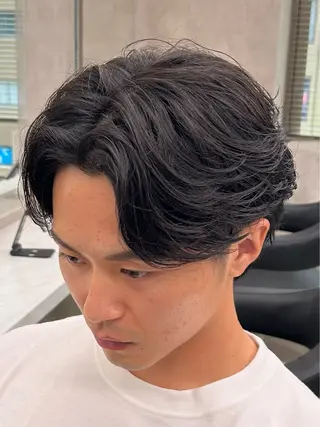 パーマ メンズ 🔷メンズセンターパ ートTAKUMI🔷のヘアスタイル