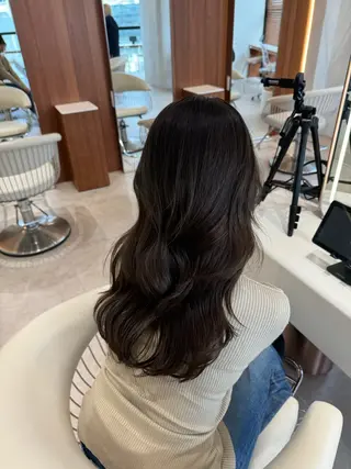 ロング カラー 韓国レイヤー🇰🇷 韓国研修◎渋谷カイトのヘアスタイル