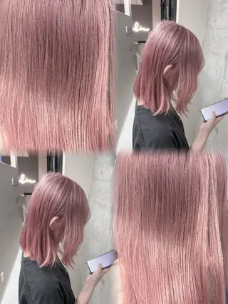 ロング ハイトーン×艶カラー 🤍MIZUKIのヘアスタイル