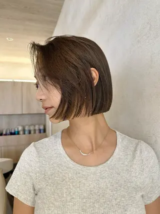 カラー sakura/暖色/ 透明感/艶カラーのヘアスタイル