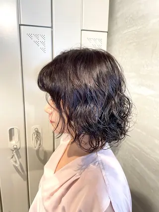 ショート パーマ Miyamoto Yasuchikaのヘアスタイル