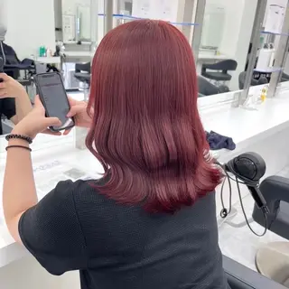 セミロング NANA🥀韓国ヘア /レイヤー/暖色🥀のヘアスタイル