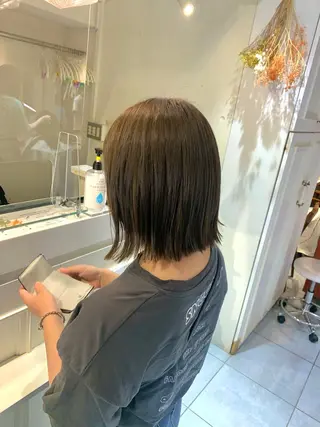 ミディアム 田中 未澪のヘアスタイル