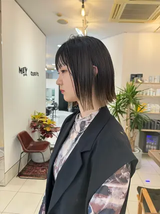 ショート カラー ✅ボブ/パーマ/ 表参道/KENTA✅のヘアスタイル