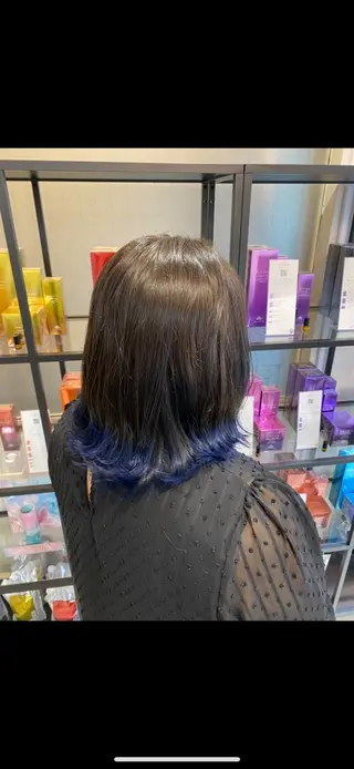 ミディアム mieuxque HAYATEのヘアスタイル