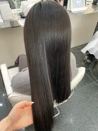 セミロング 艶髪韓国レイヤー 🇰🇷✨小清水✨のヘアスタイル